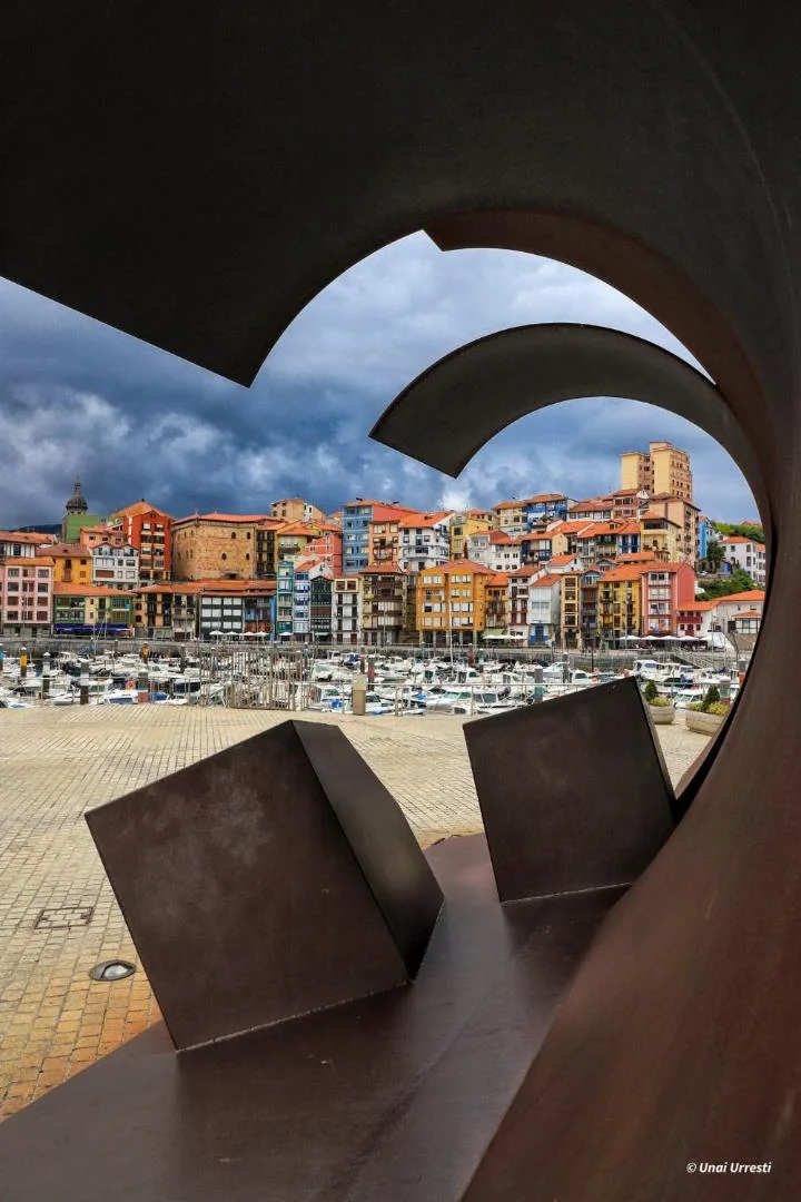 Mirador con vistas al puerto de Bermeo